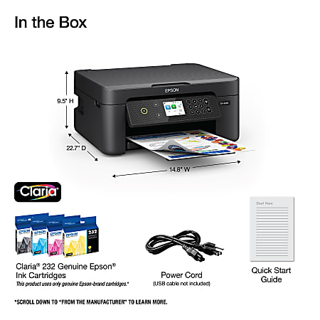 Epson Expression Home XP 4200 Wireless Inkjet All In One Color Printer -  Office Depot