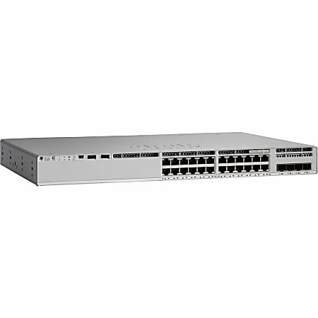 Cisco® Catalyst 9200 C9200L-24P-4X Layer 3 Switch