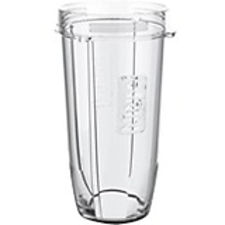 Ninja Tritan Cups With Sip & Seal Lids For Ninja Blenders, Clear, Pack Of 2 Cups, XSKK2424