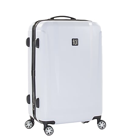 ful Load Rider ABS Expandable Upright Rolling Suitcase, 29"H x 20 1/2"W x 11 1/2"D, White