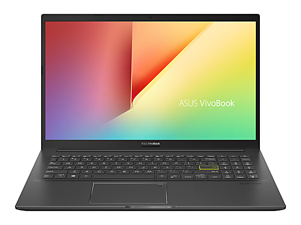 Asus VivoBook S513 Laptop, 15.6" Screen, AMD Ryzen 5, 8GB Memory, 512GB Solid State Drive, Indie Black, Windows® 10 Home