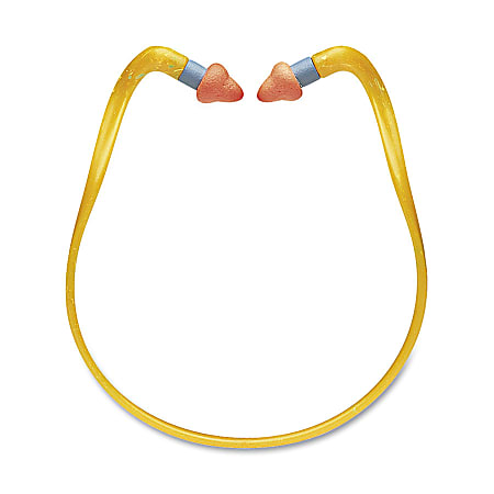 Sperian Quiet Band Earplugs, Pink/Yellow, Pack Of 2