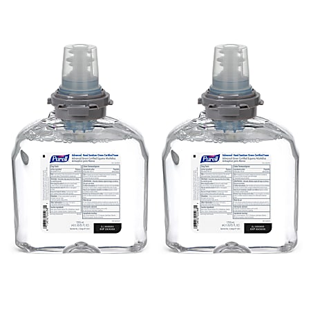 Purell® TFX™ Instant Hand Sanitizer Foam Refills, 1200ml, Carton Of 2