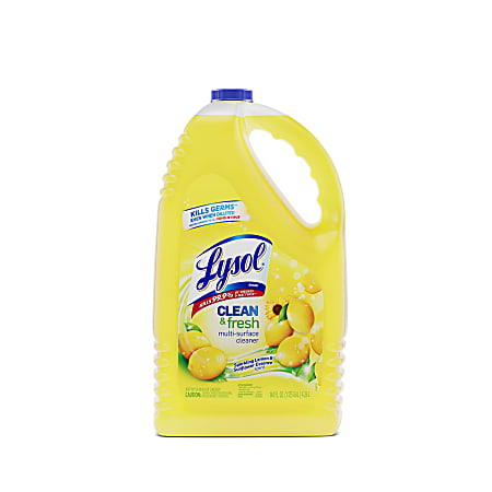 Lysol® Clean & Fresh Multi-Surface Cleaner, Sparkling Lemon & Sunflower Essence Scent, 144 Oz Bottle