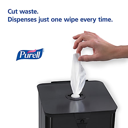 Purell Cottony Soft Hand Sanitizing Wipes Unscented Carton Of 1000 Wipes -  Office Depot