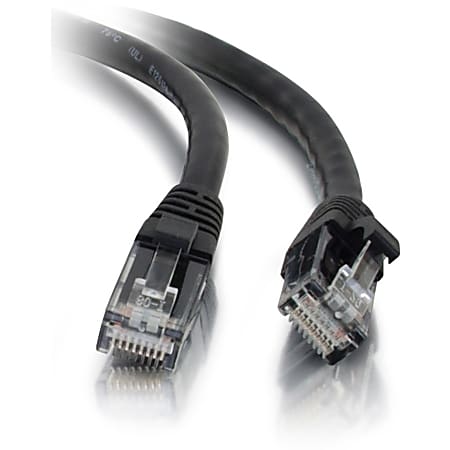 C2G 6ft Cat5e Ethernet Cable - Snagless Unshielded (UTP) - Black - Cat5e for Network Device - RJ-45 Male - RJ-45 Male - 6ft - Black
