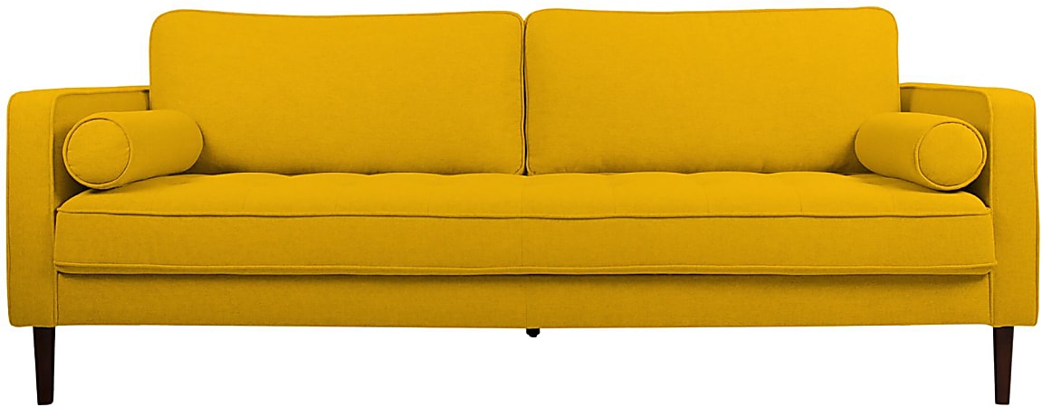 Nouhaus Module Ergonomic Sofa Bed, 34-1/4”H x 37”W x 85-7/8”L, Yellow