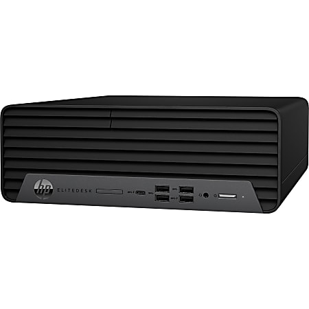 HP EliteDesk 805 G6 Desktop Computer - AMD Ryzen 5 PRO 4650G Hexa-core (6 Core) 3.70 GHz - 8 GB RAM DDR4 SDRAM - 256 GB M.2 PCI Express NVMe SSD - Small Form Factor - Windows 10 Pro 64-bit - AMD Radeon Graphics DDR4 SDRAM - DVD-Writer
