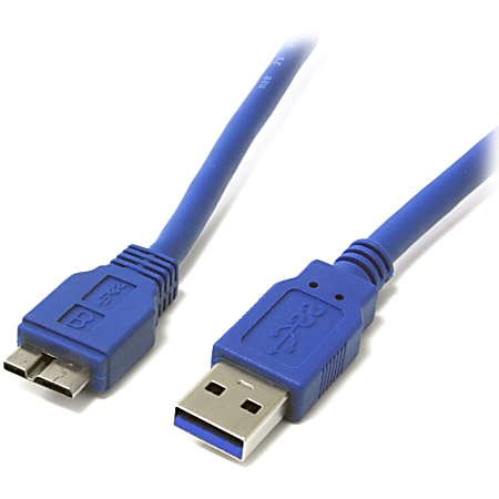 StarTech.com 1 ft SuperSpeed USB 3.0 (5Gbps) Cable A to Micro B - Connect a USB 3.0 Micro USB External Hard drive to your computer - 1 ft USB 3.0 Cable - USB 3.2 Gen 1 (5Gbps) A to Micro B - 30cm USB 3 to Micro B Cord