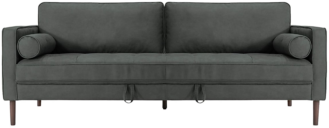 Nouhaus Module Ergonomic Sofa Bed, 34-1/4”H x 37”W x 85-7/8”L, Dark Gray