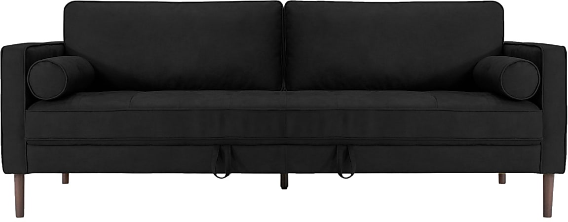 Nouhaus Module Ergonomic Sofa Bed, 34-1/4”H x 37”W x 85-7/8”L, Black