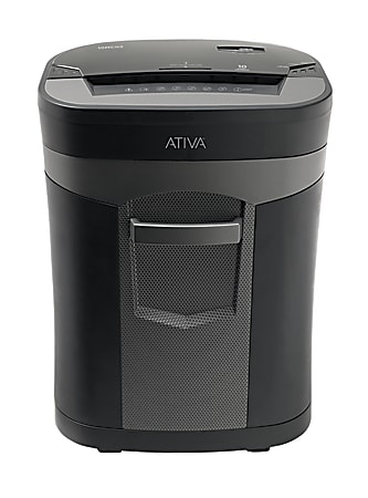 Ativa® 10-Sheet Micro-Cut Shredder, 10MC02