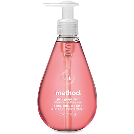 Gel Hand Wash, Pink Grapefruit, 12 oz Pump Bottle, 6/Carton Gel Hand Wash, Pink Grapefruit, 12 oz Pump Bottle, 6/Carton