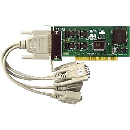 Lava Computer Quattro-PCI/LP 4 Port Multiport Serial Adapter - 4 x DB-9 Serial Via Cable - Plug-in Card