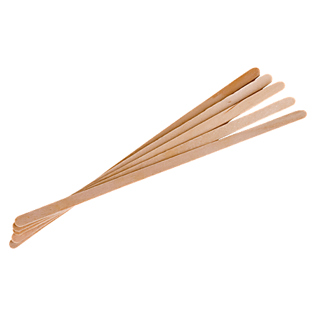 Wood Stirring Sticks - 10 Pack