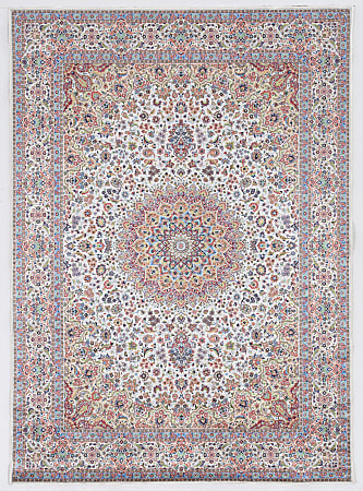 Linon Innova Area Rug, 5-29/50' x 9-29/50', Rori Ivory/Blue