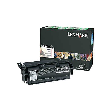 Lexmark™ T654X11A Extra-High-Yield Return Program Black Toner Cartridge