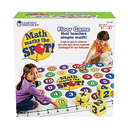 Learning Resources® Math Marks The Spot™ Game, Ages 5-10