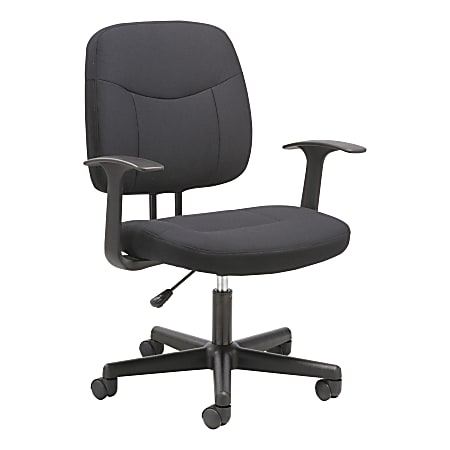 HON® Sadie™ Fabric Mid-Back Task Chair, Black
