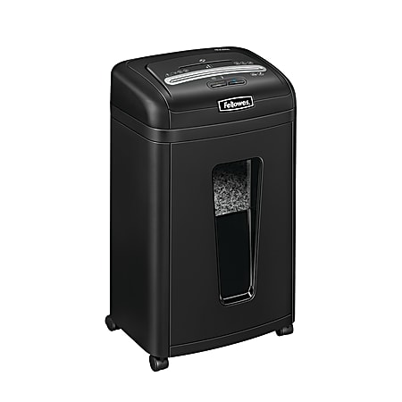 Fellowes® Powershred® 455Ms 9-Sheet Micro-Cut Shredder