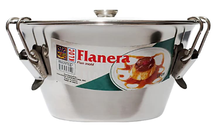 Kloc Cone Flanera Flan Maker, Silver