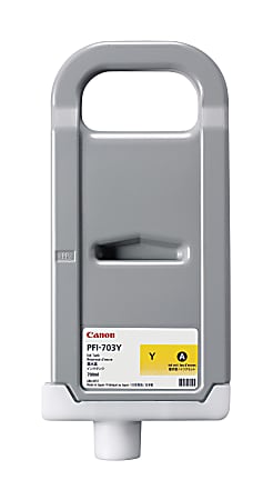 Canon® PFI-703Y Yellow Ink Cartridge, 2966B001AA