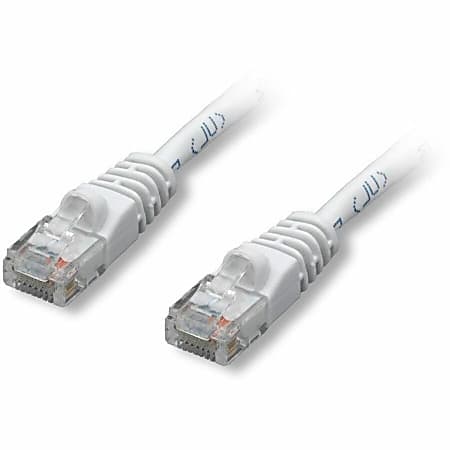 Comprehensive Cat6 550 Mhz Snagless Patch Cable 25ft White, CAT625WHT