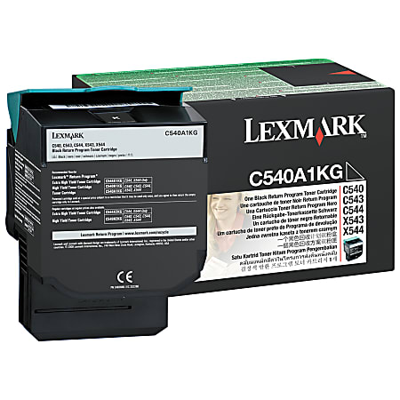 Lexmark™ C540A1KG Return Program Black Toner Cartridge
