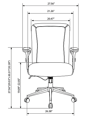 Cassia mesh mid back outlet chair