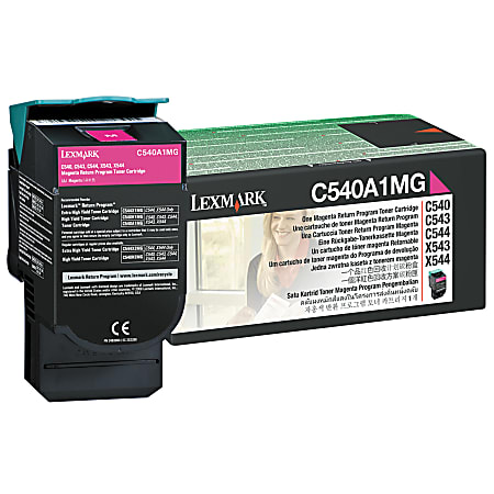 Lexmark™ C540A1MG Return Program Magenta Toner Cartridge