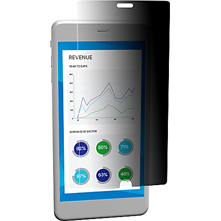 3M Privacy Screen Protector for iPhone 11 Pro, iPhone XS, iPhone X 5.8" Smartphones 16:9 - Screen privacy filter (portrait) for cellular phone - up to 6.1" - black - for Apple iPhone 11 Pro, X, XS