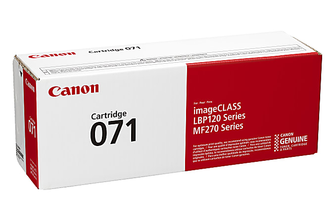 Canon 071 Black Toner Cartridge, 5645C001