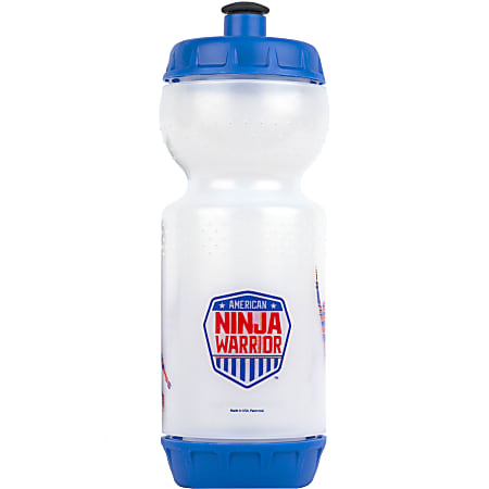 American Ninja Warrior Water Bottles, 23 Oz, Blue, Pack Of 8 Bottles
