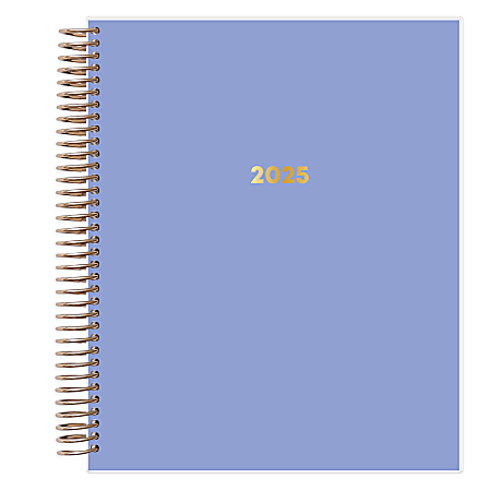 2025 Blue Sky Weekly/Monthly Planning Calendar, 7” x 9”, Solid Iris, January 2025 To December 2025