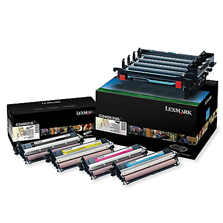 Lexmark™ C540X74G High-Yield Black/Color Laser Imaging Kit