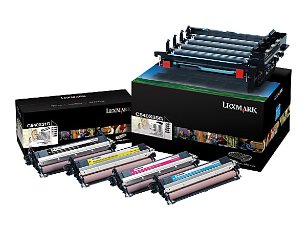 Lexmark™ C540X74G High-Yield Black/Color Laser Imaging Kit