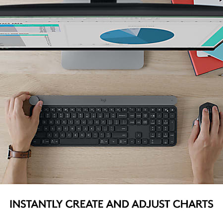 Logitech Craft Wireless Keyboard for Advanced Creativity