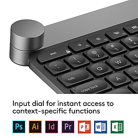 Logitech Craft Wireless Keyboard for Advanced Creativity