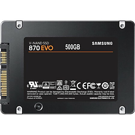Samsung 870 EVO MZ 77E500E 500 GB Solid State Drive 2.5 Internal