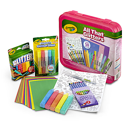 Crayola Silly Scents Mini Inspiration Art Case Coloring Set Pack Of 52 -  Office Depot