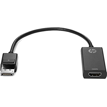 HP DisplayPort To HDMI 1.4 Adapter - HDMI Digital Audio/Video - DisplayPort Digital Audio/Video