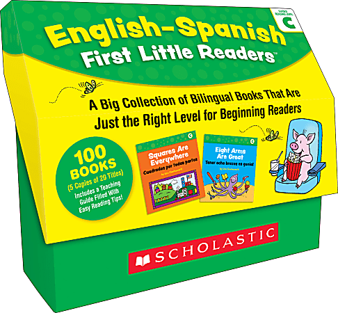 Scholastic Teacher Resources English-Spanish First Little Readers: Guided Reading Level C, Grades Pre-K To 2nd, Set Of 100 Books