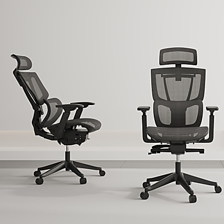 FlexiSpot C7 Ergonomic Mesh High Back Office Chair Black C7BMESH