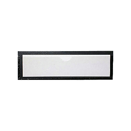 Tatco Magnetic Label Holders 1 38 x 4 38 BlackWhite Pack Of ...