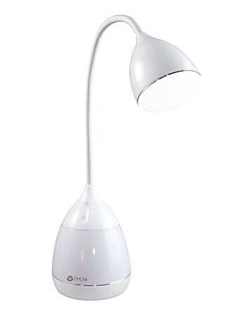OttLite® Mood LED Desk Lamp With Color Changing Base, 19-1/4"H, White