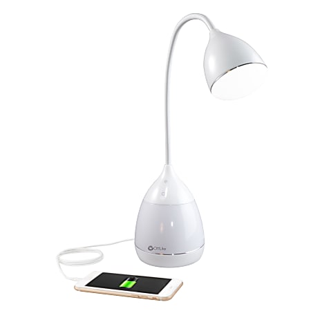 OttLite® Mood LED Desk Lamp With Color Changing Base, 19-1/4
