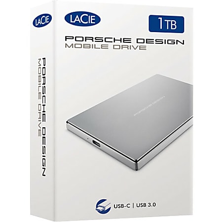 LaCie Porsche Design 1TB Portable External Hard Drive STET1000403