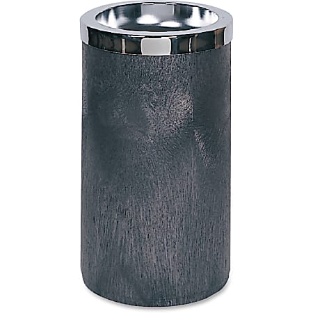 Rubbermaid Commercial Smoking Urn with Metal Ashtray - x 19.5" Width x 11.5" Depth - Metal - Black - 1 Each