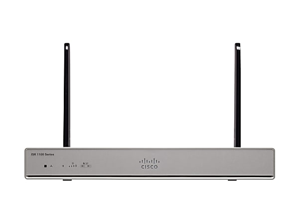 Cisco C1111-4PWB Wi-Fi 5 IEEE 802.11ac Ethernet Modem/Wireless Router - 5 GHz UNII Band - 108.38 MB/s Wireless Speed - 4 x Network Port - 1 x Broadband Port - USB - PoE Ports - Gigabit Ethernet - VPN Supported - Rack-mountable, Desktop