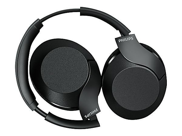 Philips Performance TAPH802BK - Headphones with mic - full size - Bluetooth - wireless - 3.5 mm jack - black